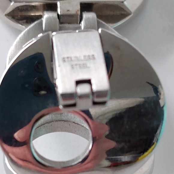 SOLD Ladies Silver Tone Seksy Sekonda Black Face Crystal  Dial Watch - Picture 7 of 14